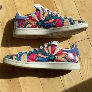 Vintage Adidas Stan Smith floral Sneaker - 10